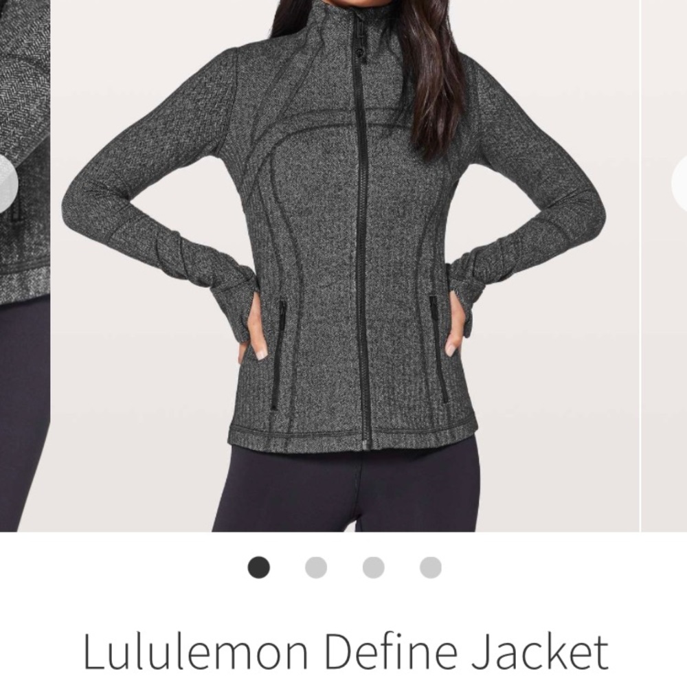 Lululemon size 6 herringbone Define Jacket